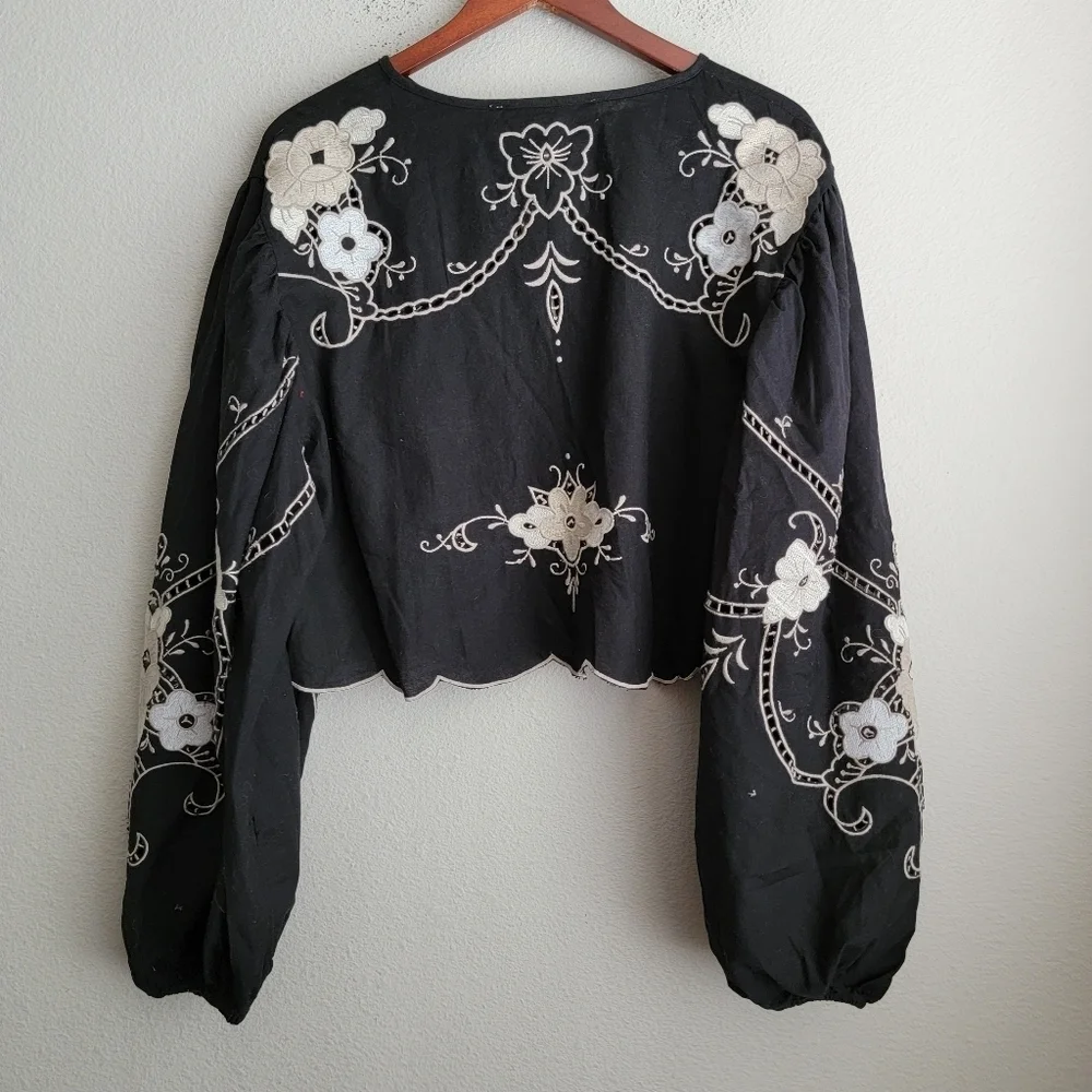 Free People Valencia Bed Jacket size XL NWT - Picture 7 of 11